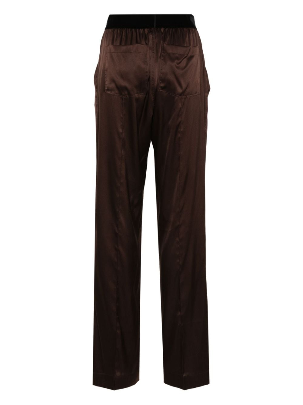 Tom Ford Logo Band Silk Blend Pants