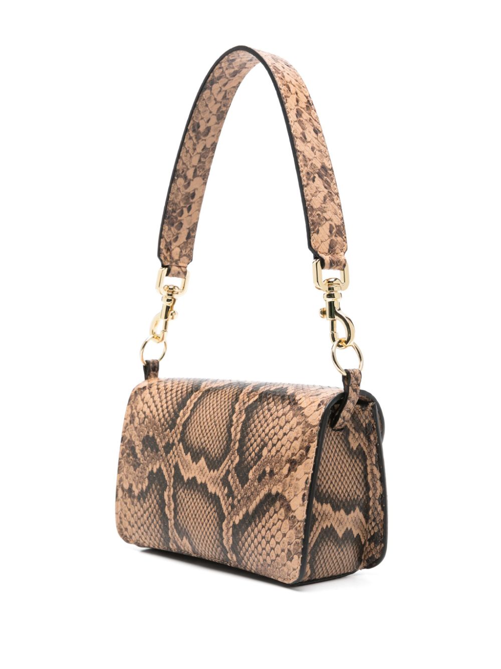 Atp Atelier Corsina Snake Print Leather Shoulder Bag