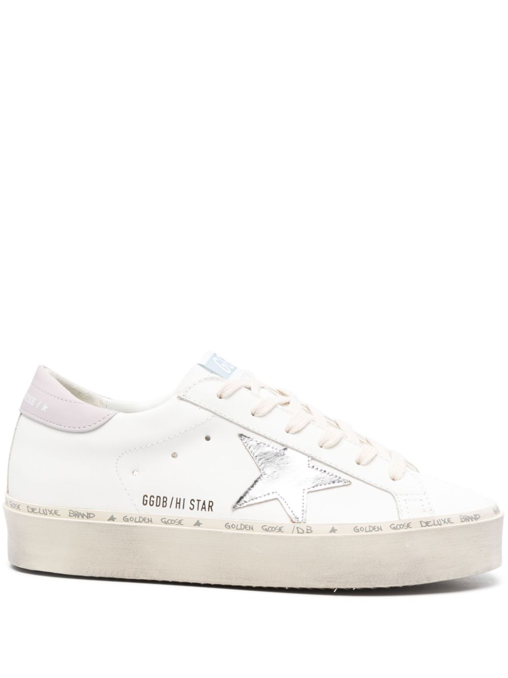 Golden Goose Hi Star Sneakers Lilac