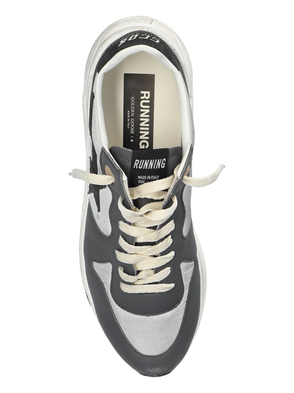 Golden Goose Dad-Star Sneakers Silver