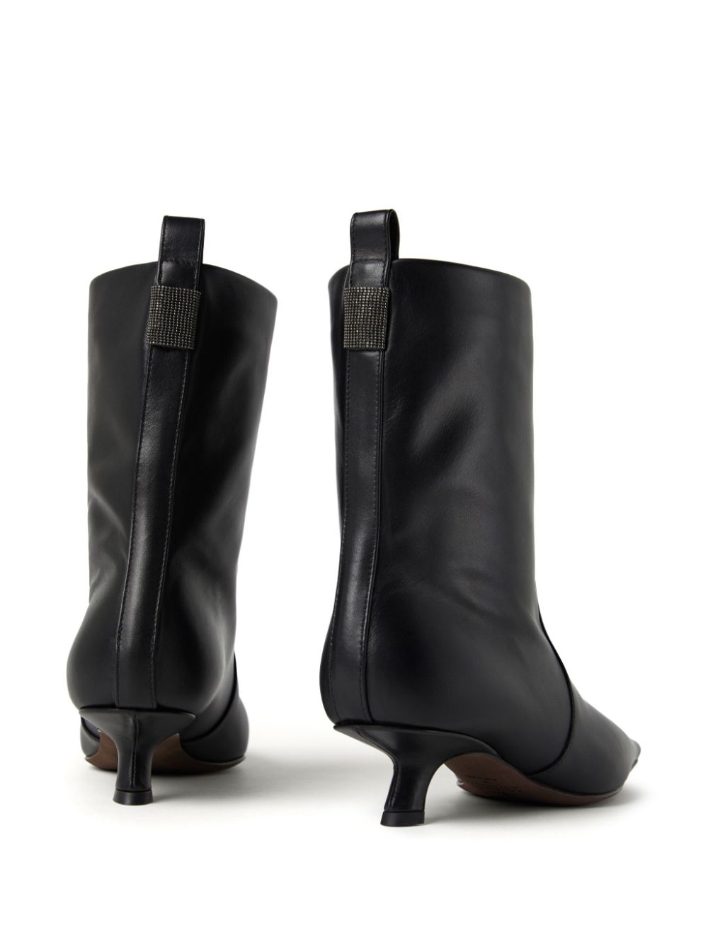 Brunello Cucinelli Leather Ankle Boots