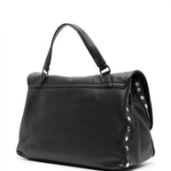 Zanellato Postina Daily Medium Leather Handbag - Black