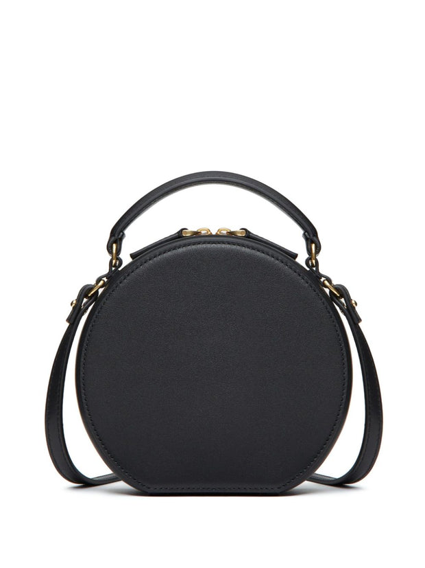 Valentino Garavani VLogo Signature Leather Mini Bag - Black