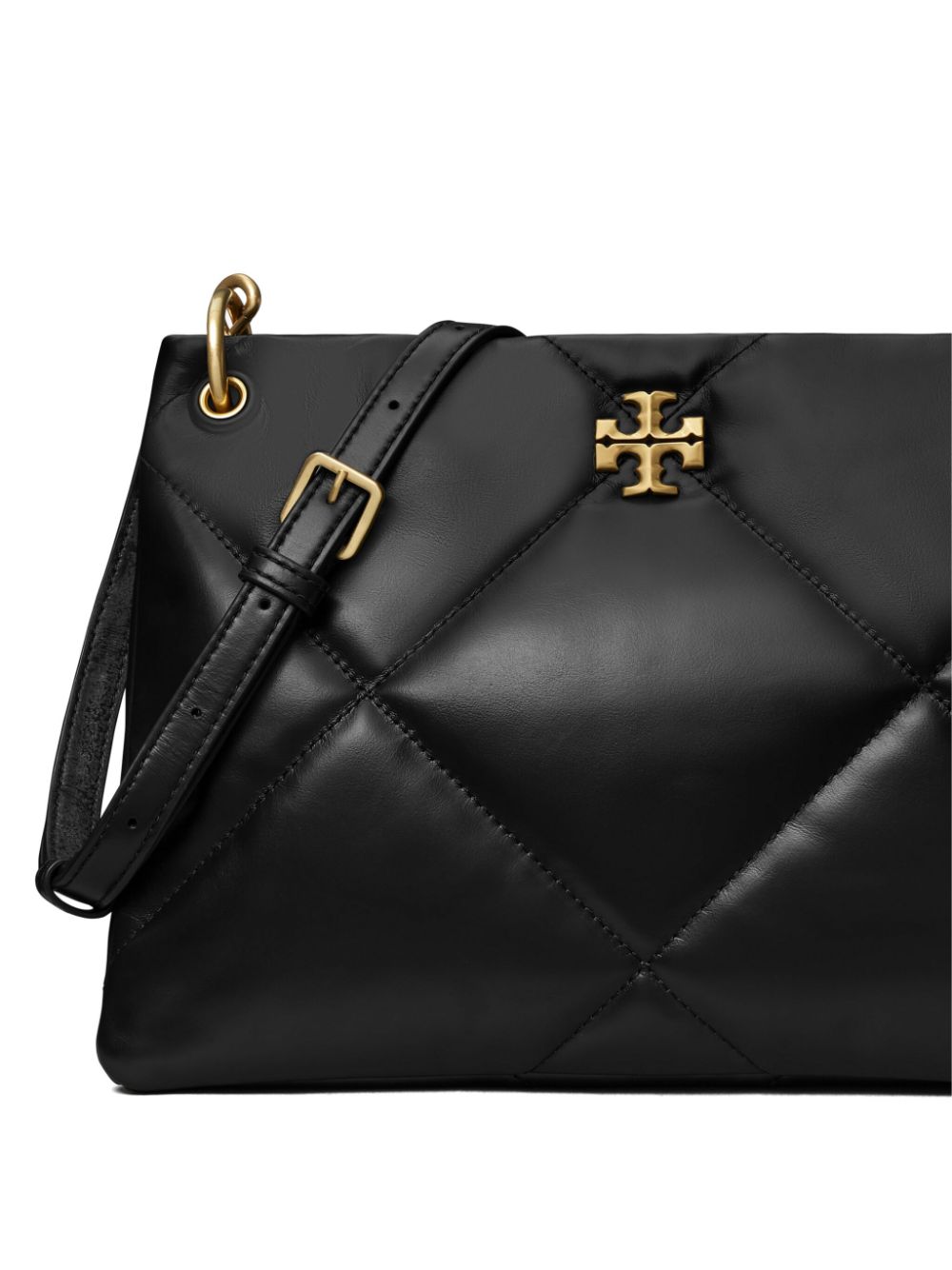 Tory Burch Small Kira Diamond Quilt Shoulder Bag Black