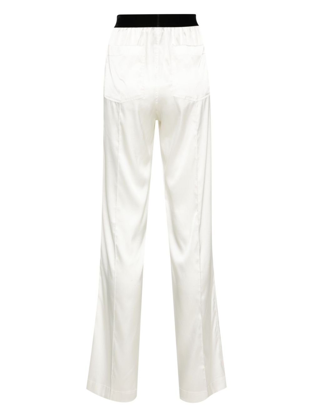 Tom Ford Logo Band Silk Blend Pants