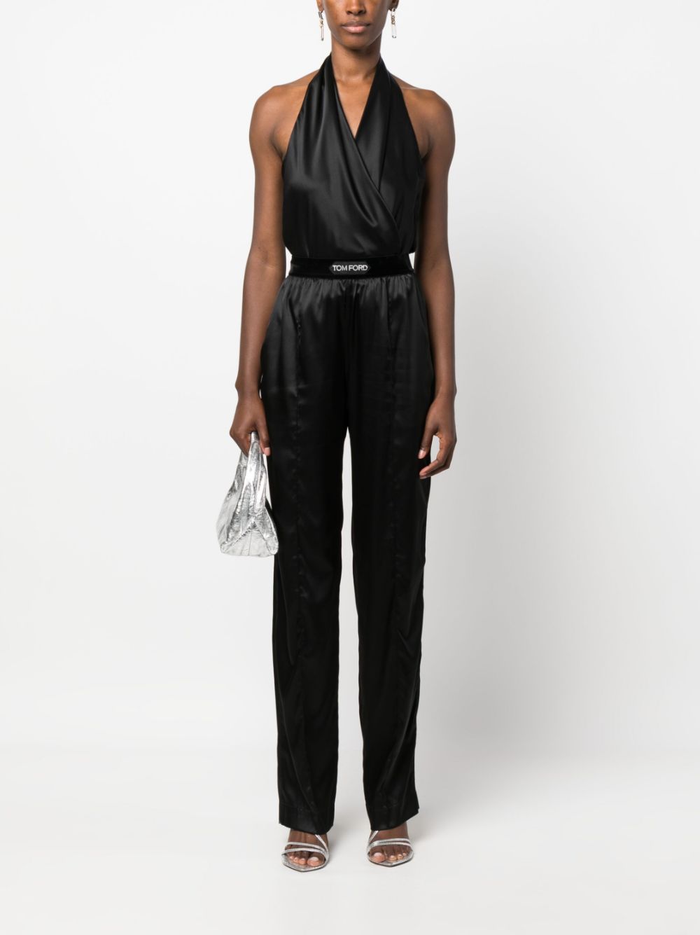 Tom Ford Straight Leg Silk Pants