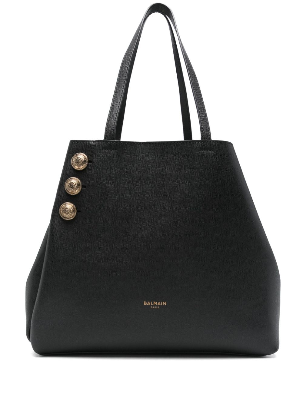 Balmain Black Emblème Tote Bag