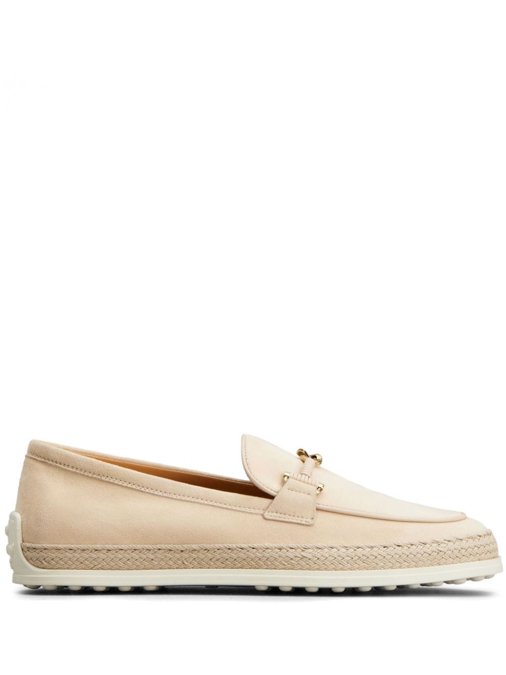 Tod's Beige Suede Loafers