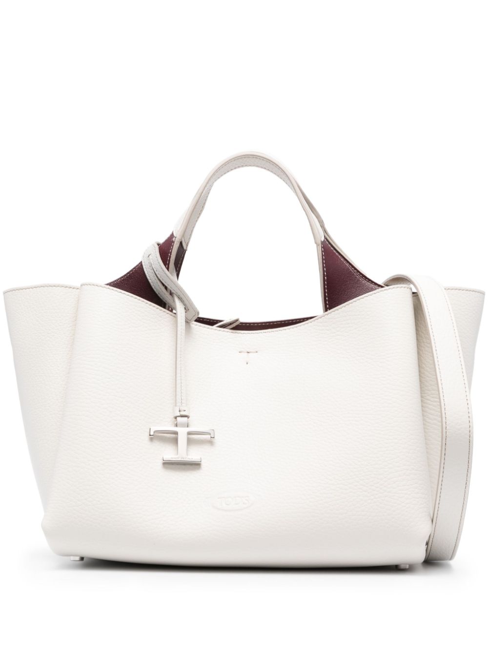 Tod's Mini Shopping Bag In White