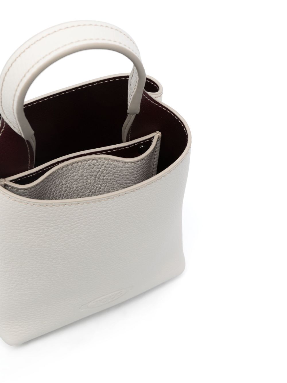 Tod's White Leather Micro Bag