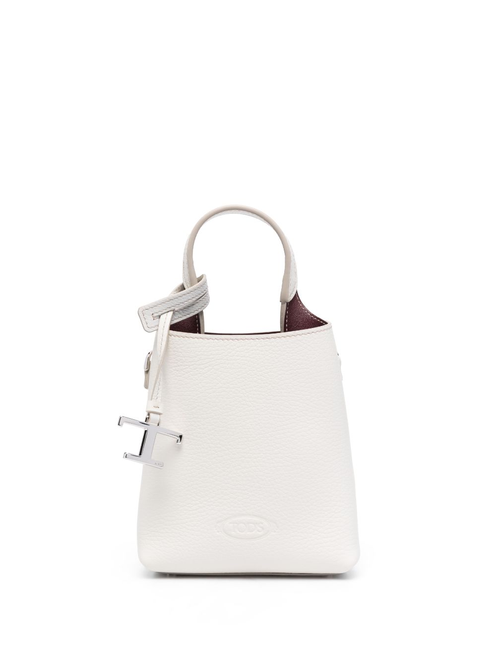 Tod's White Leather Micro Bag