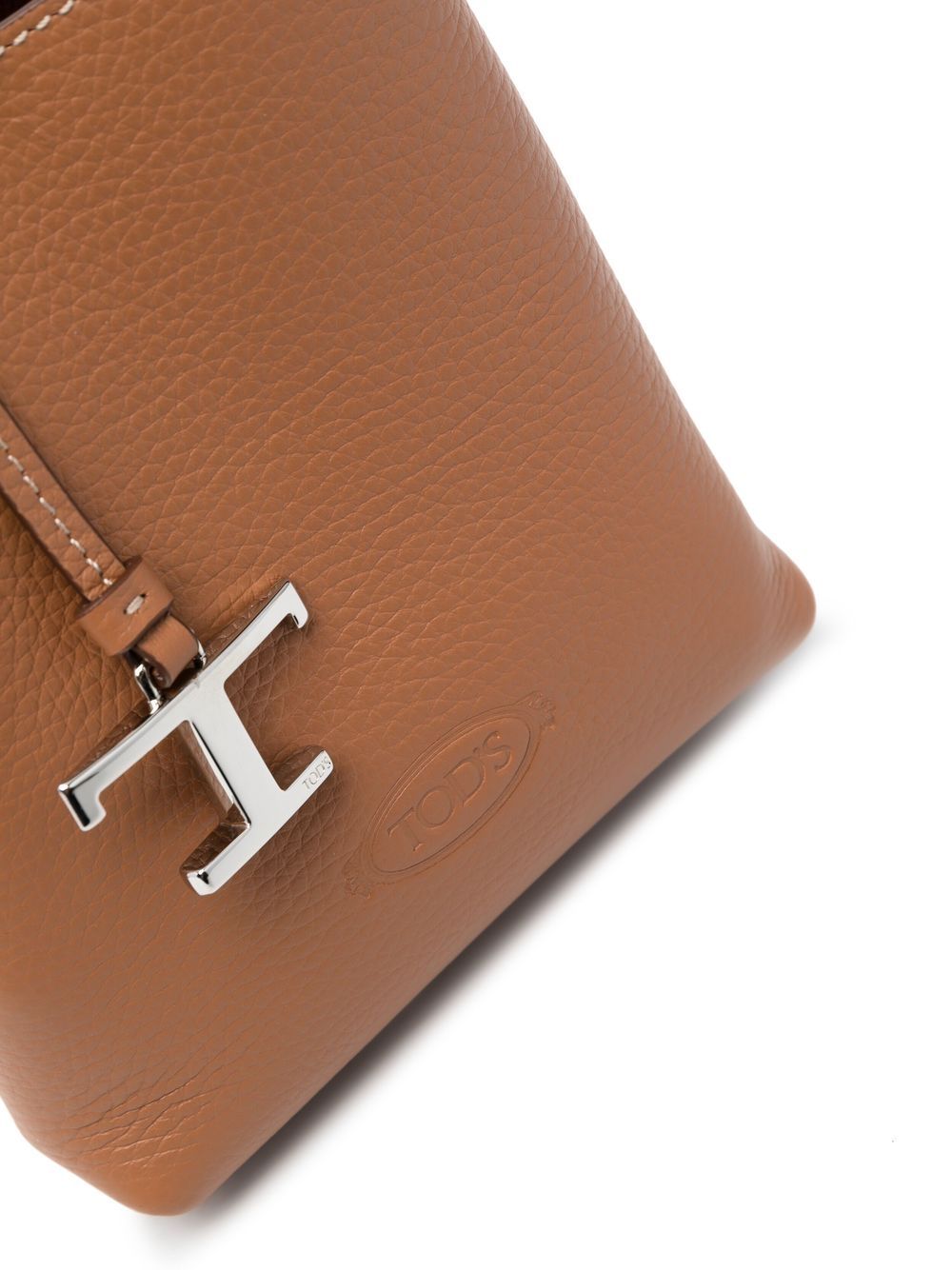 Tod's Micro Bag In Leather Brown