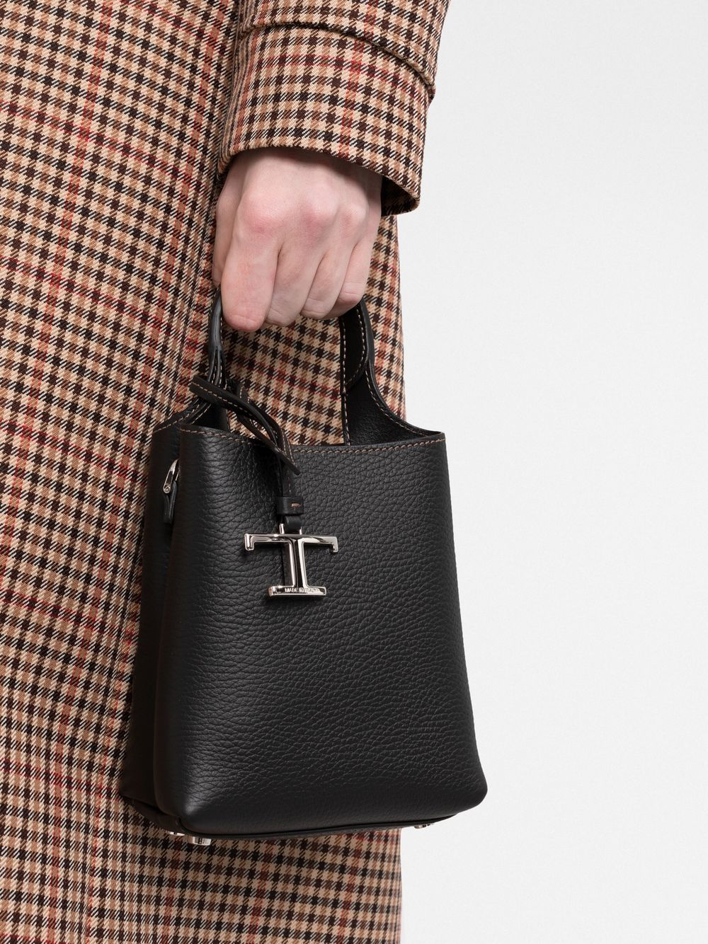 Tod's Micro Bag In Leather Black