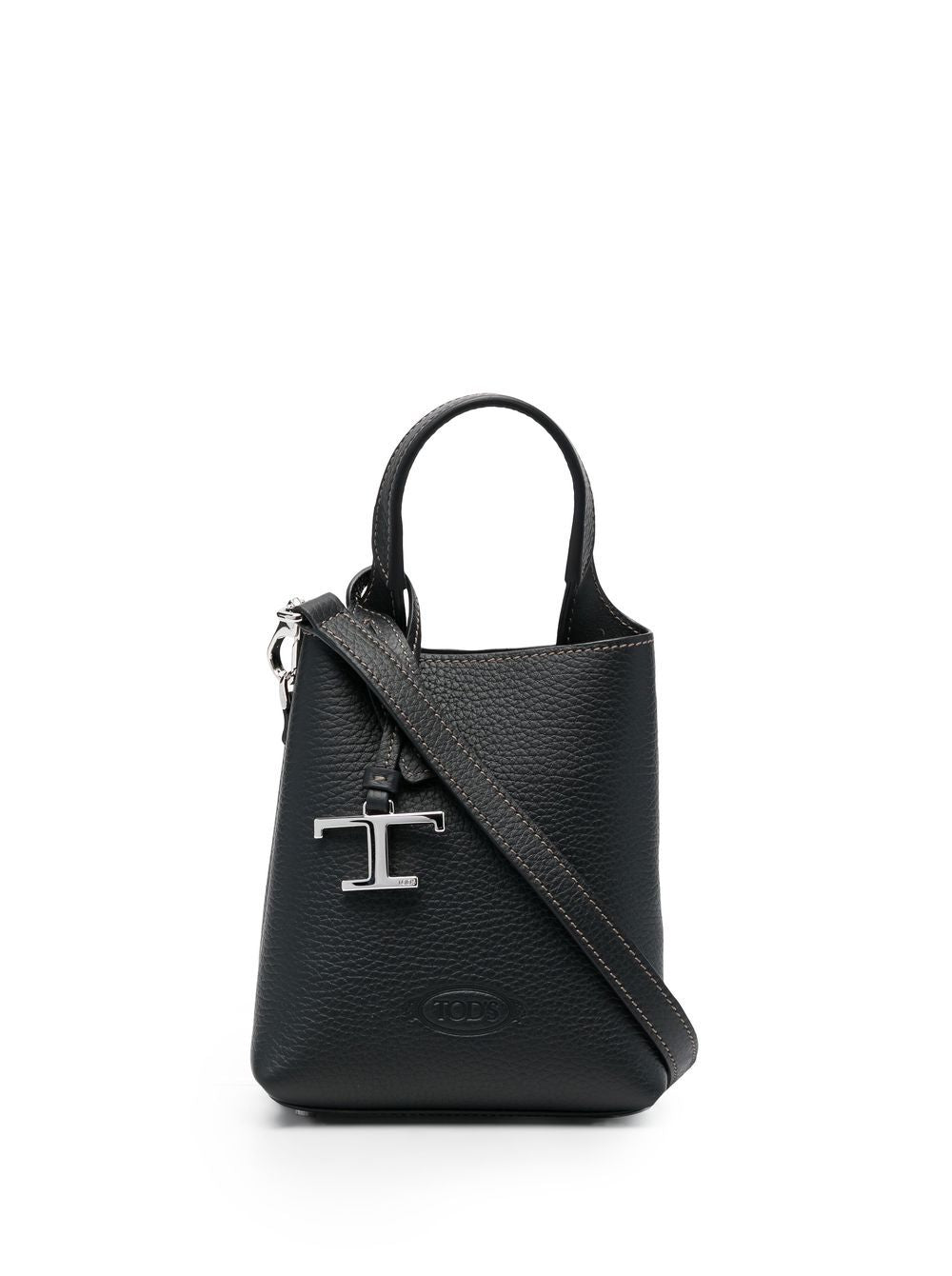 Tod's Micro Bag In Leather Black