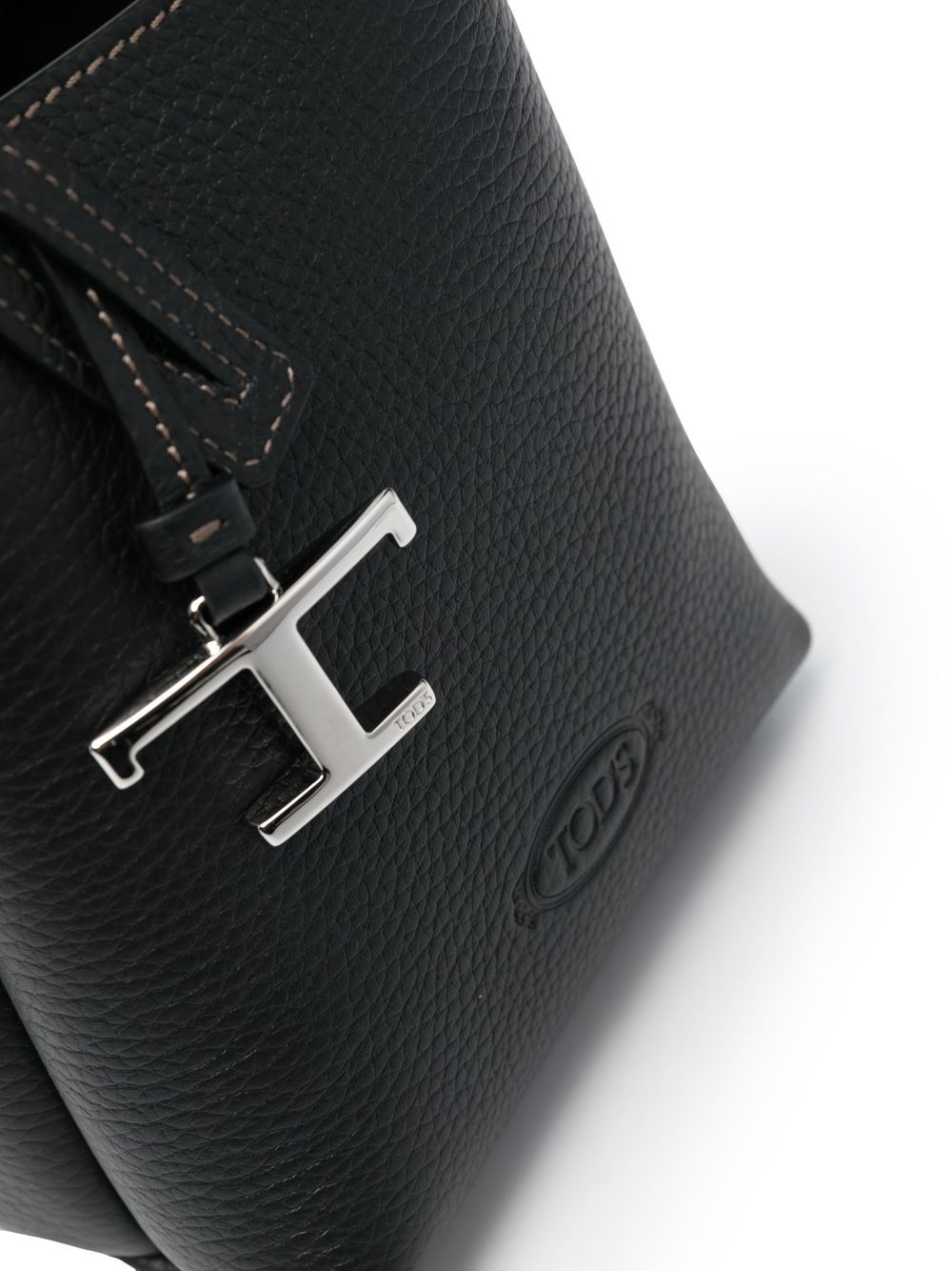 Tod's Micro Bag In Leather Black