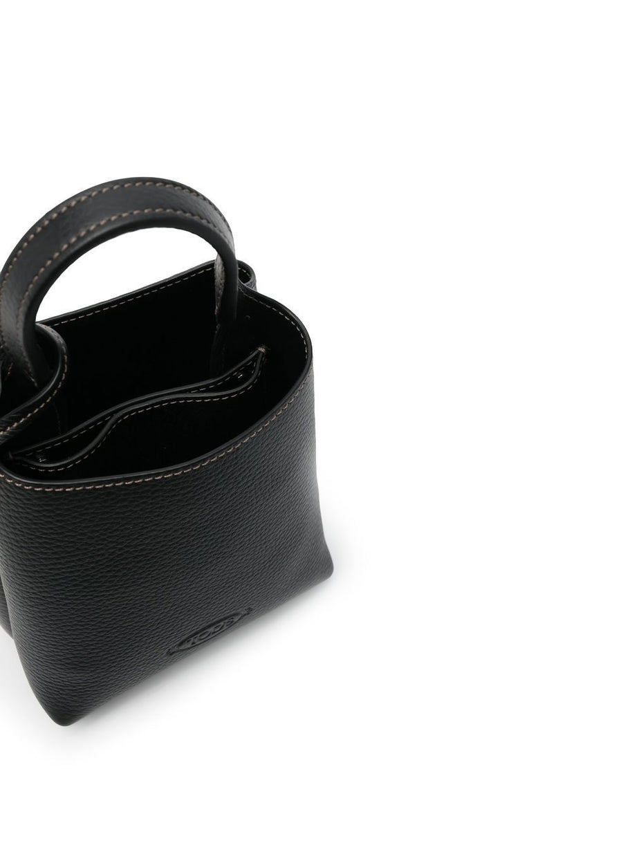 Tod's Black Micro Bag With Shoulder Strap