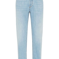 Brunello Cucinelli Slim Fit Jeans In Clear Blue