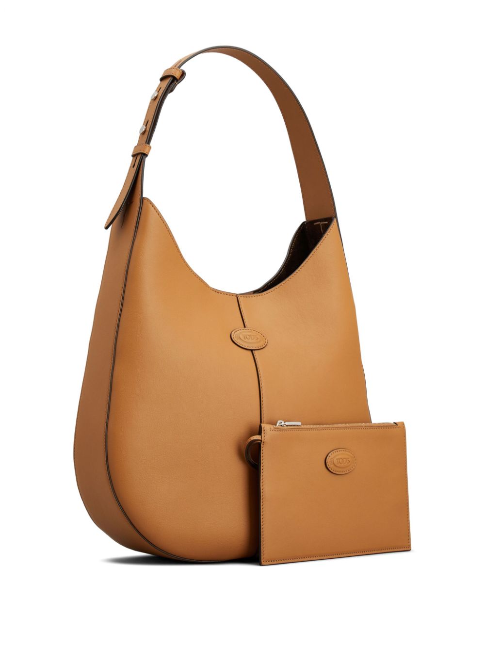 Tod's Leather Hobo Bag in Brown