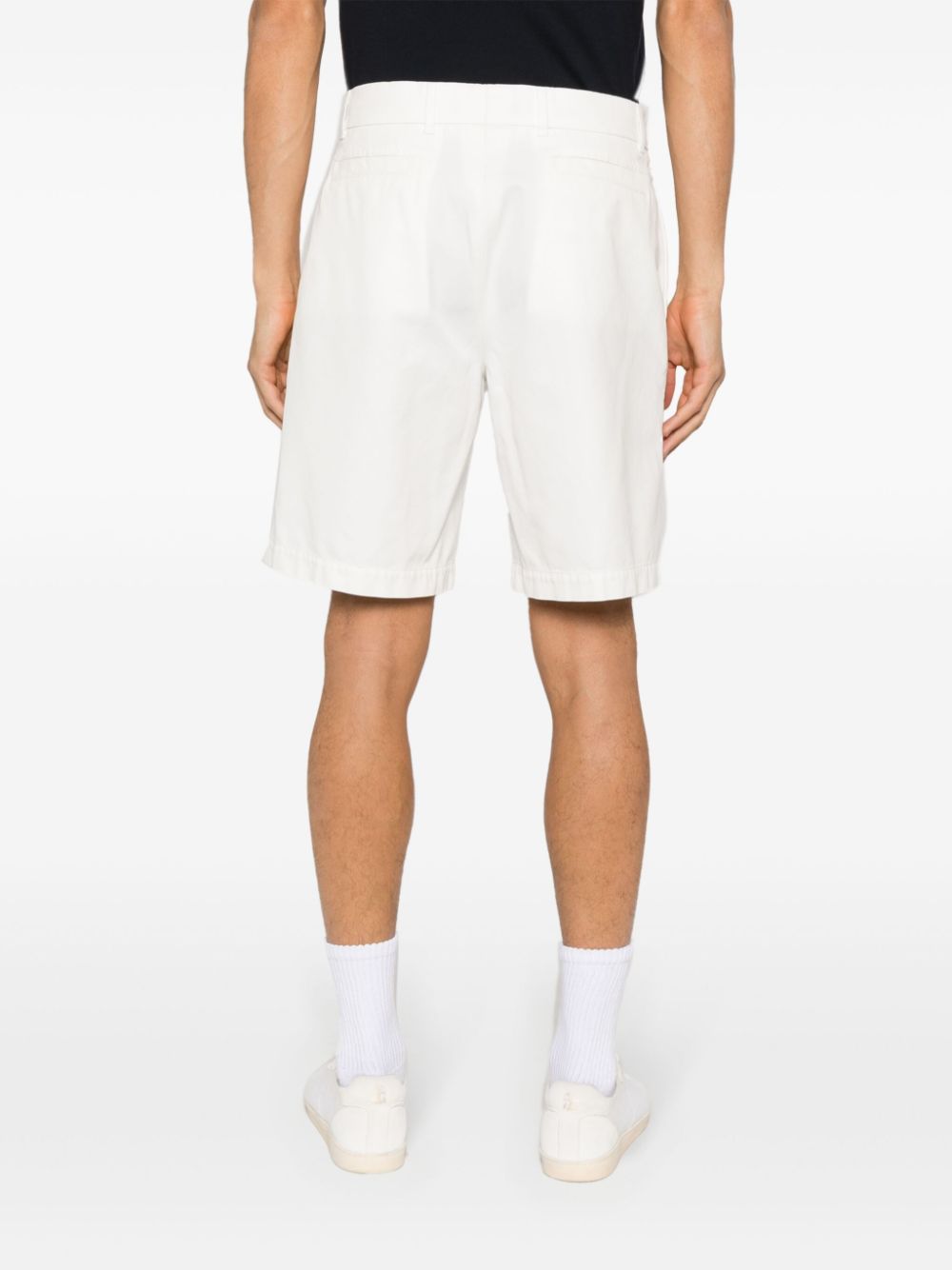 Brunello Cucinelli Cotton Twill Shorts White