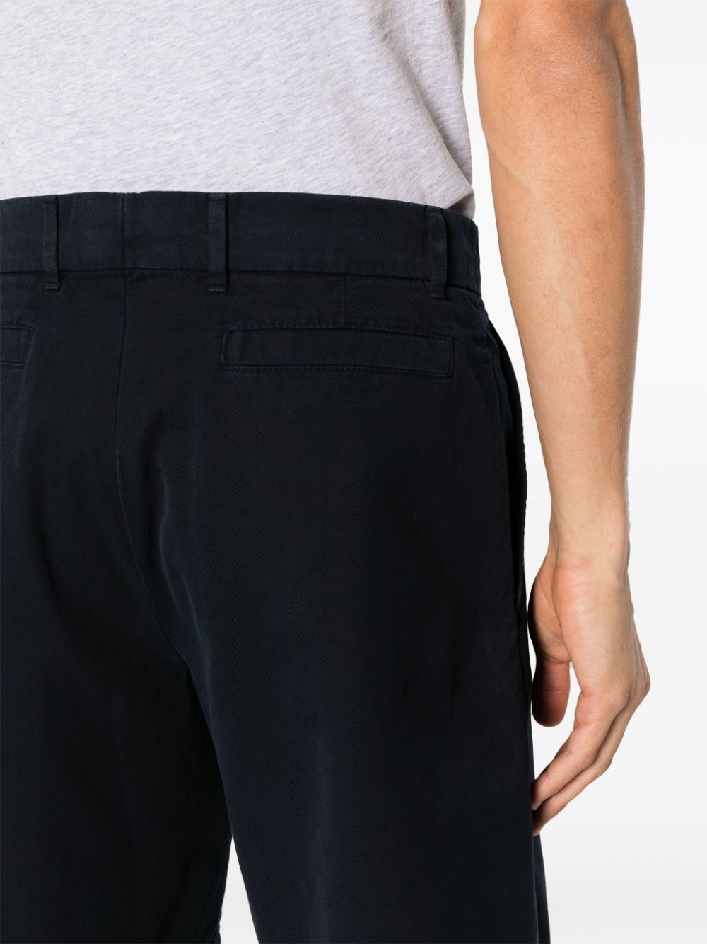 Brunello Cucinelli Cotton Twill Shorts Blue