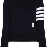 Thom Browne Cotton Sweater in Blue