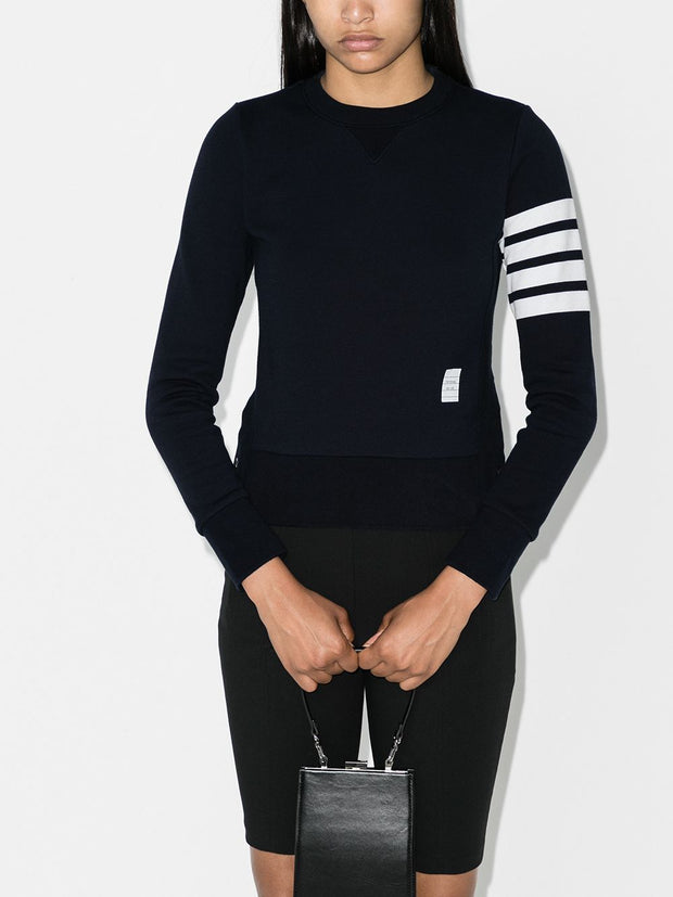 Thom Browne Cotton Sweater in Blue