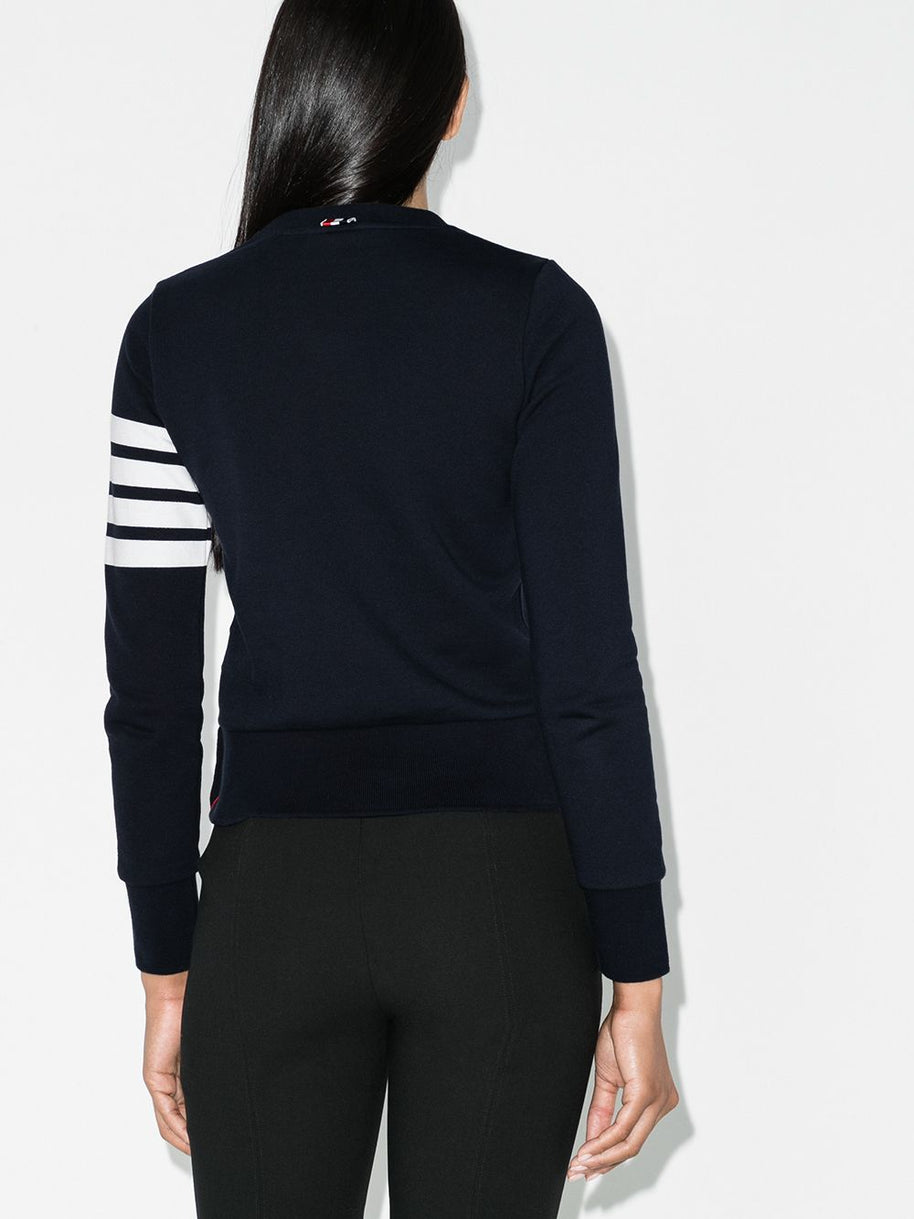 Thom Browne Cotton Sweater in Blue