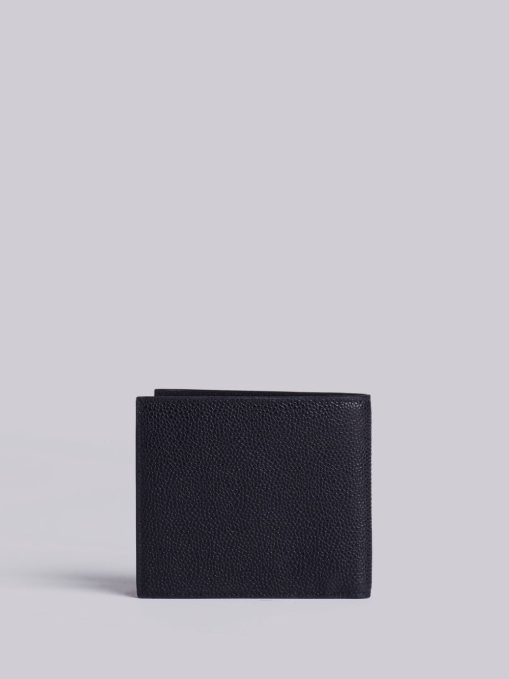 Thom Browne Black Leather Bi-Fold Wallet