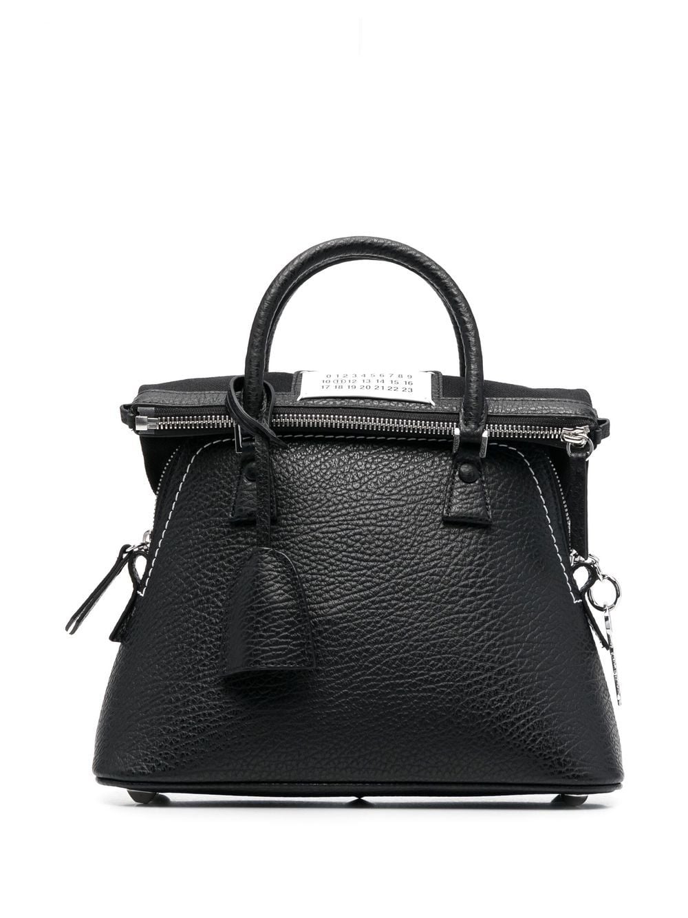 Maison Margiela Black 5AC Tote Bag With Shoulder Strap