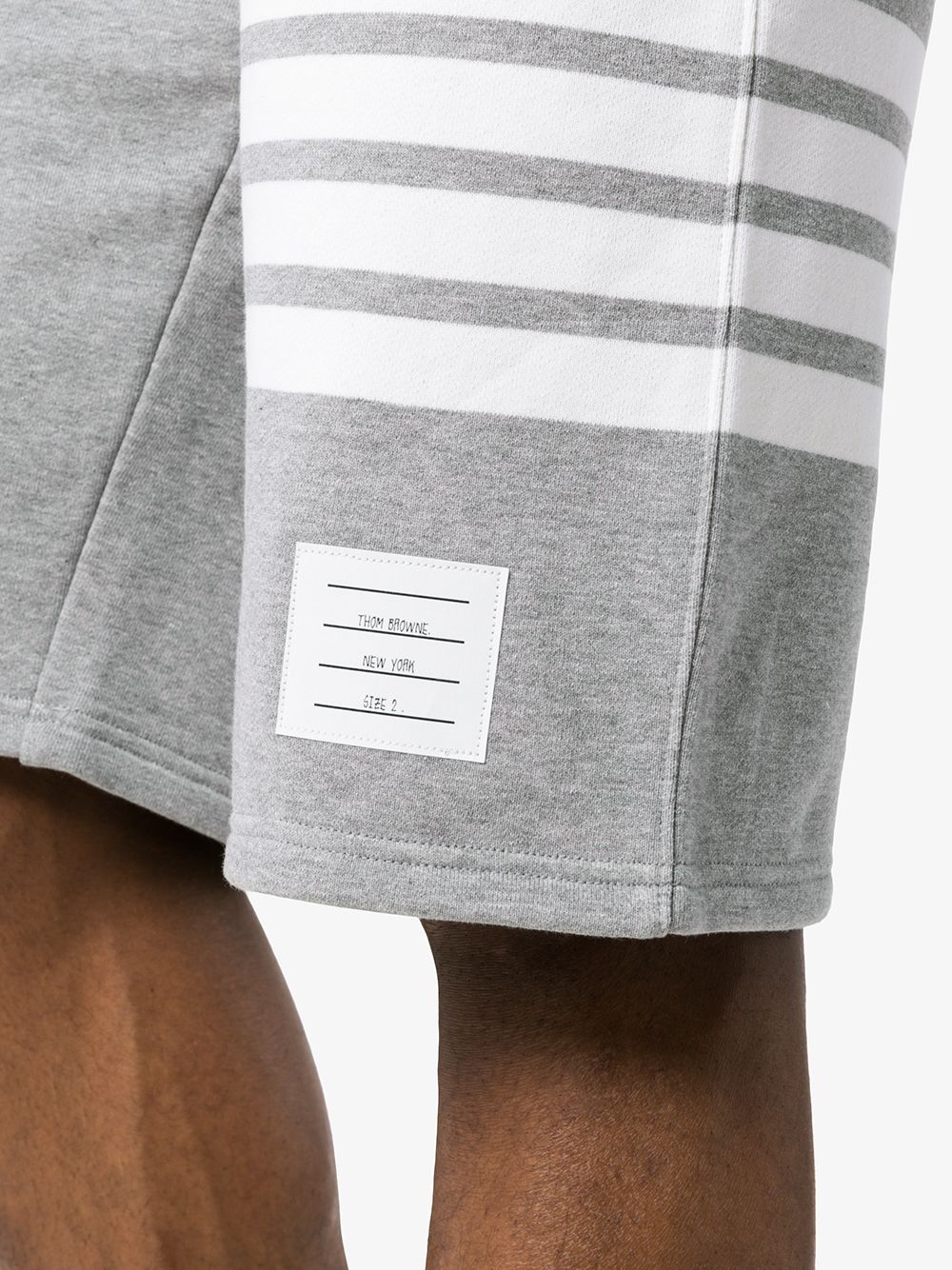 Thom Browne 4bar Shorts - Light Grey