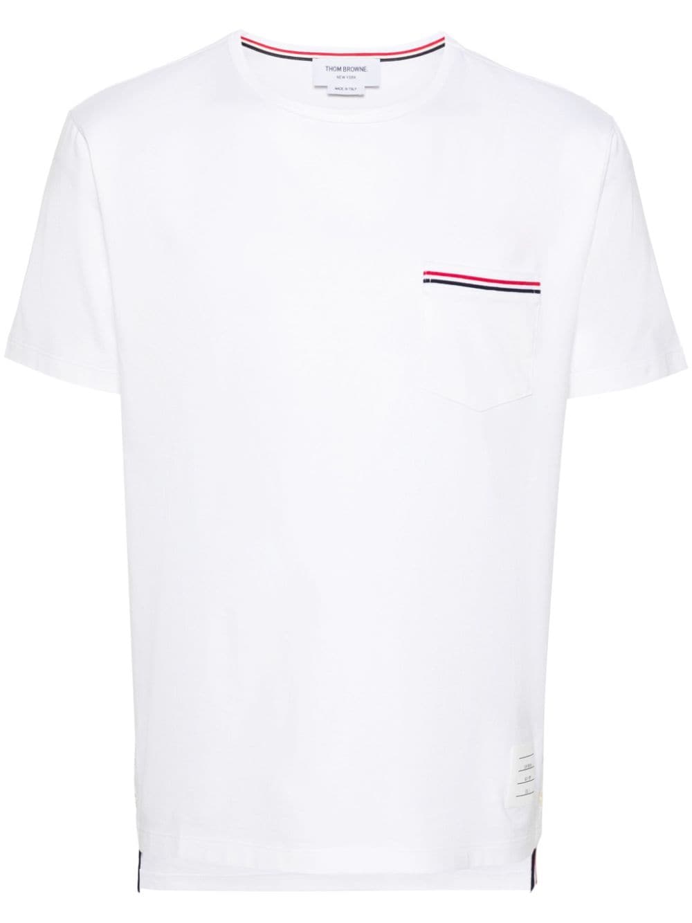 Thom Browne White Cotton T-Shirt