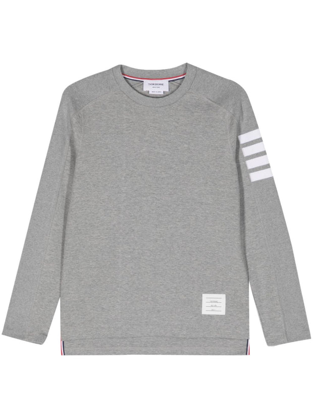 Thom Browne Light Grey Cotton T-Shirt