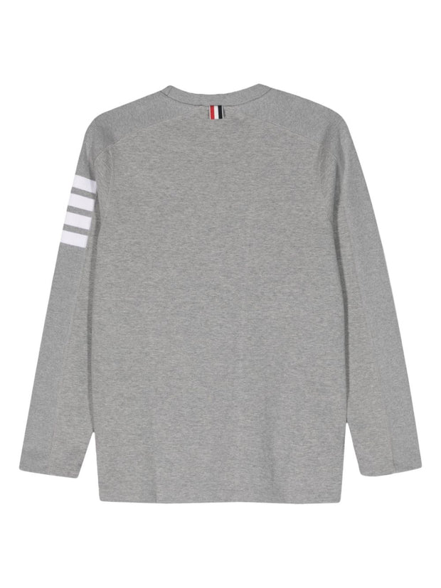 Thom Browne Light Grey Cotton T-Shirt