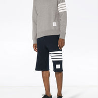 Thom Browne Light Grey Cotton Jersey Sweatshirt