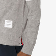 Thom Browne Light Grey Cotton Jersey Sweatshirt