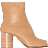 Maison Margiela Tabi Ankle Boots Leather In Brown