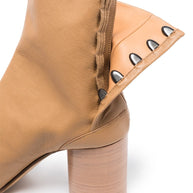 Maison Margiela Tabi Ankle Boots Leather In Brown
