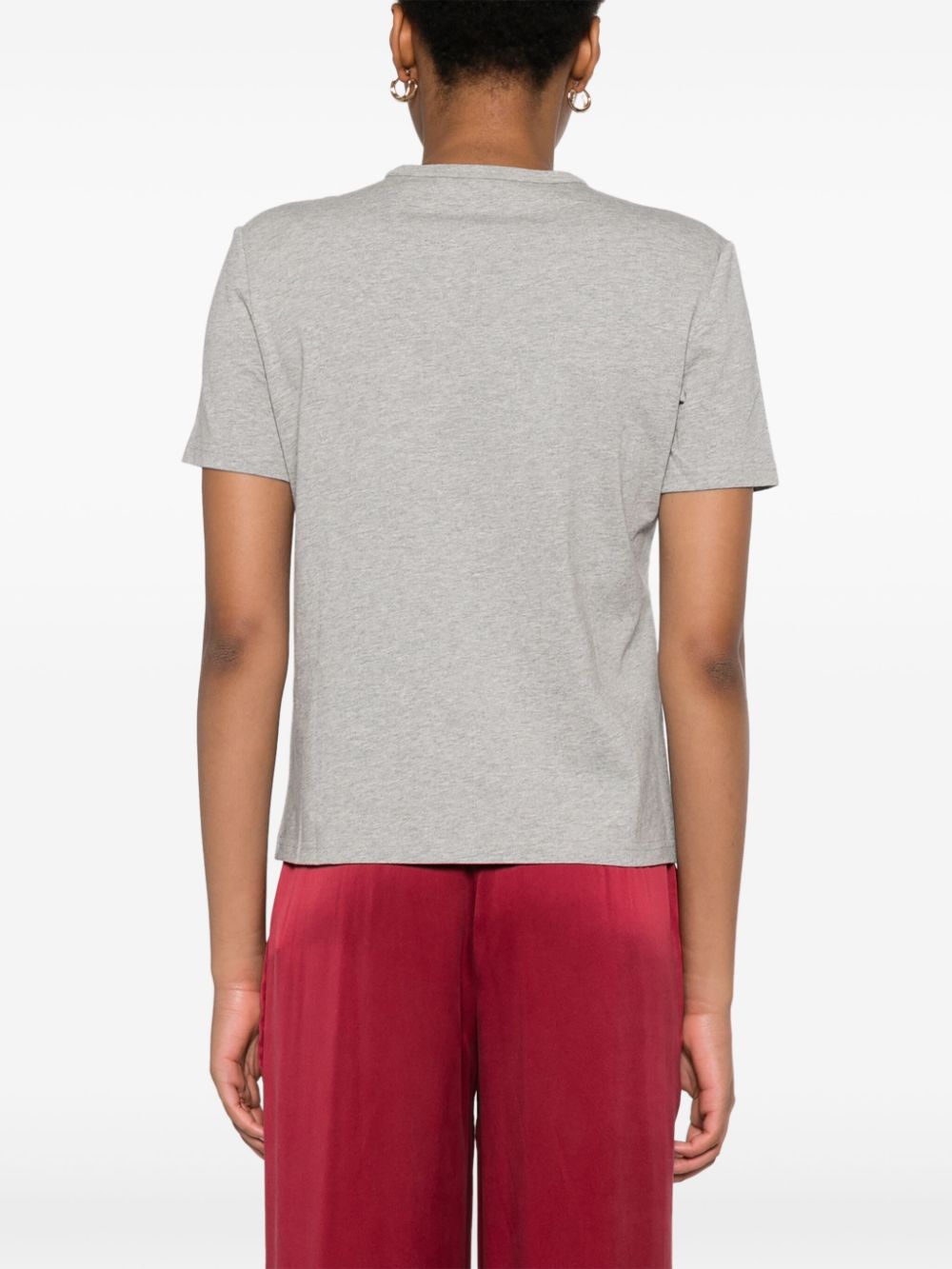 Tory Burch Grey Cotton T-Shirt