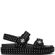 Tory Burch Kira Studded Sporty Sandals Black