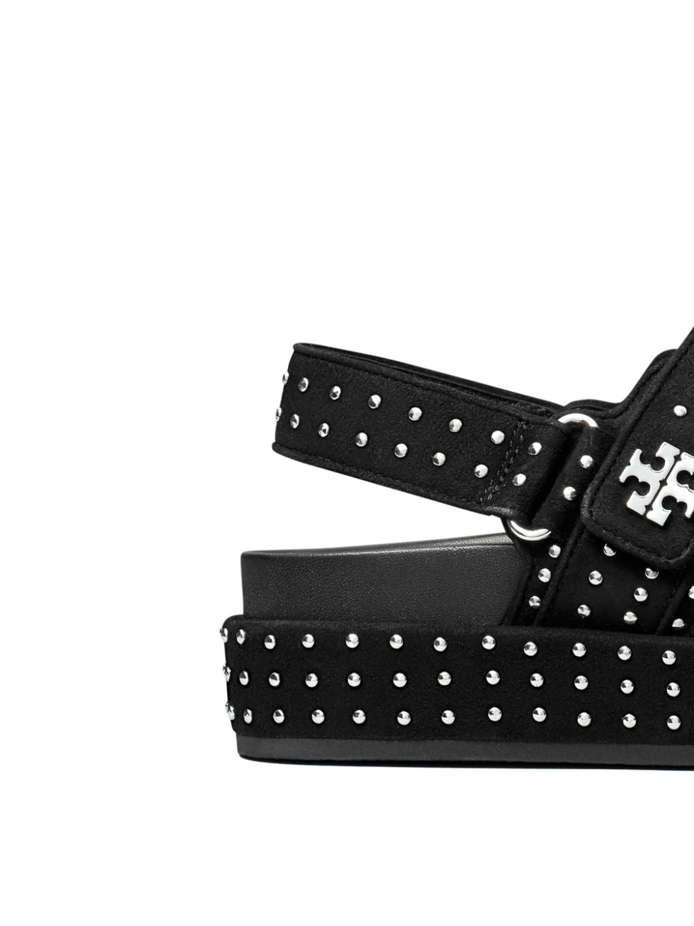 Tory Burch Kira Studded Sporty Sandals Black