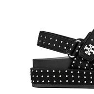 Tory Burch Kira Studded Sporty Sandals Black