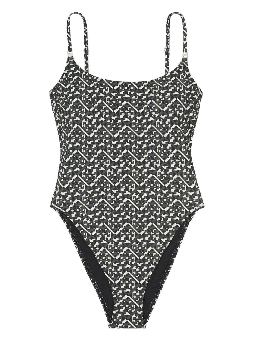 Tory Burch Monogram One-Piece Swimsuit