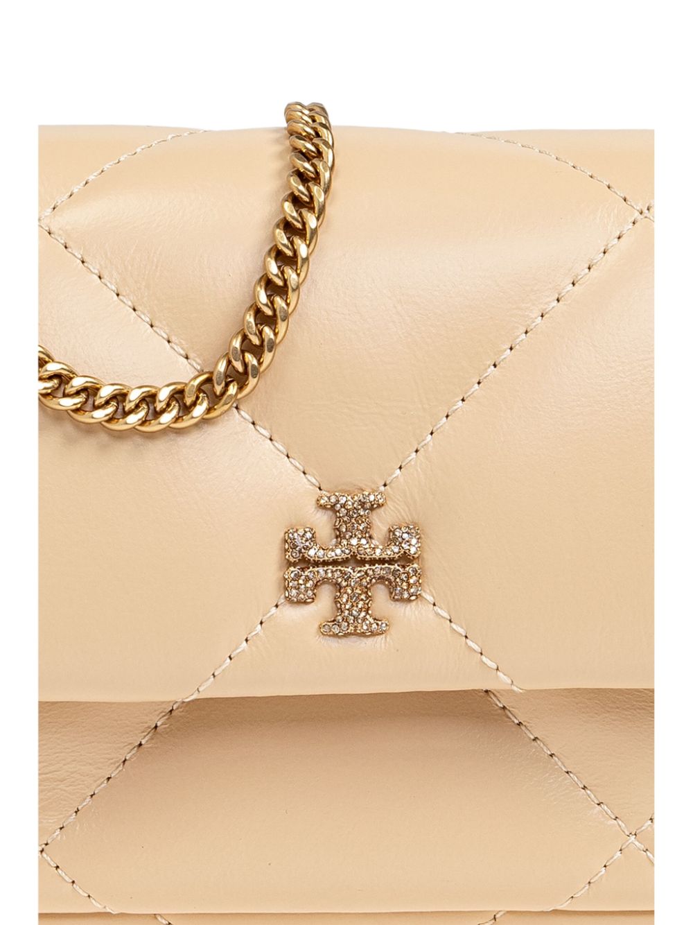 Tory Burch Mini Kira Diamond Quilt Pavé Shoulder Bag