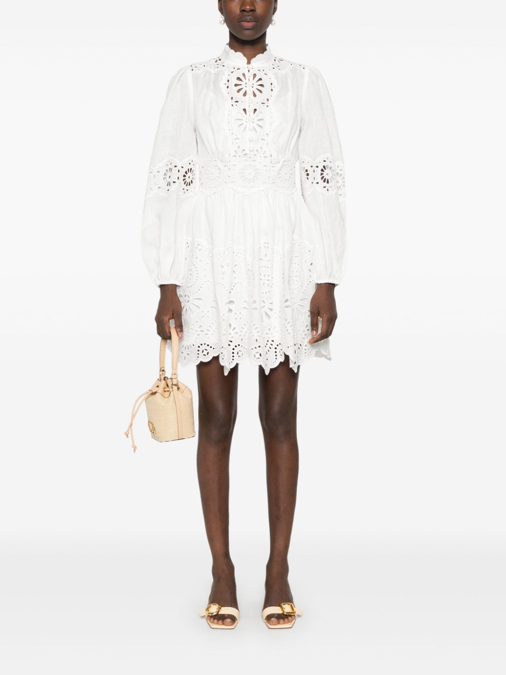 Zimmermann Acacia Mini Dress White