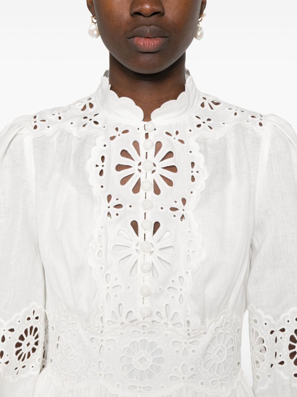 Zimmermann Acacia Mini Dress White