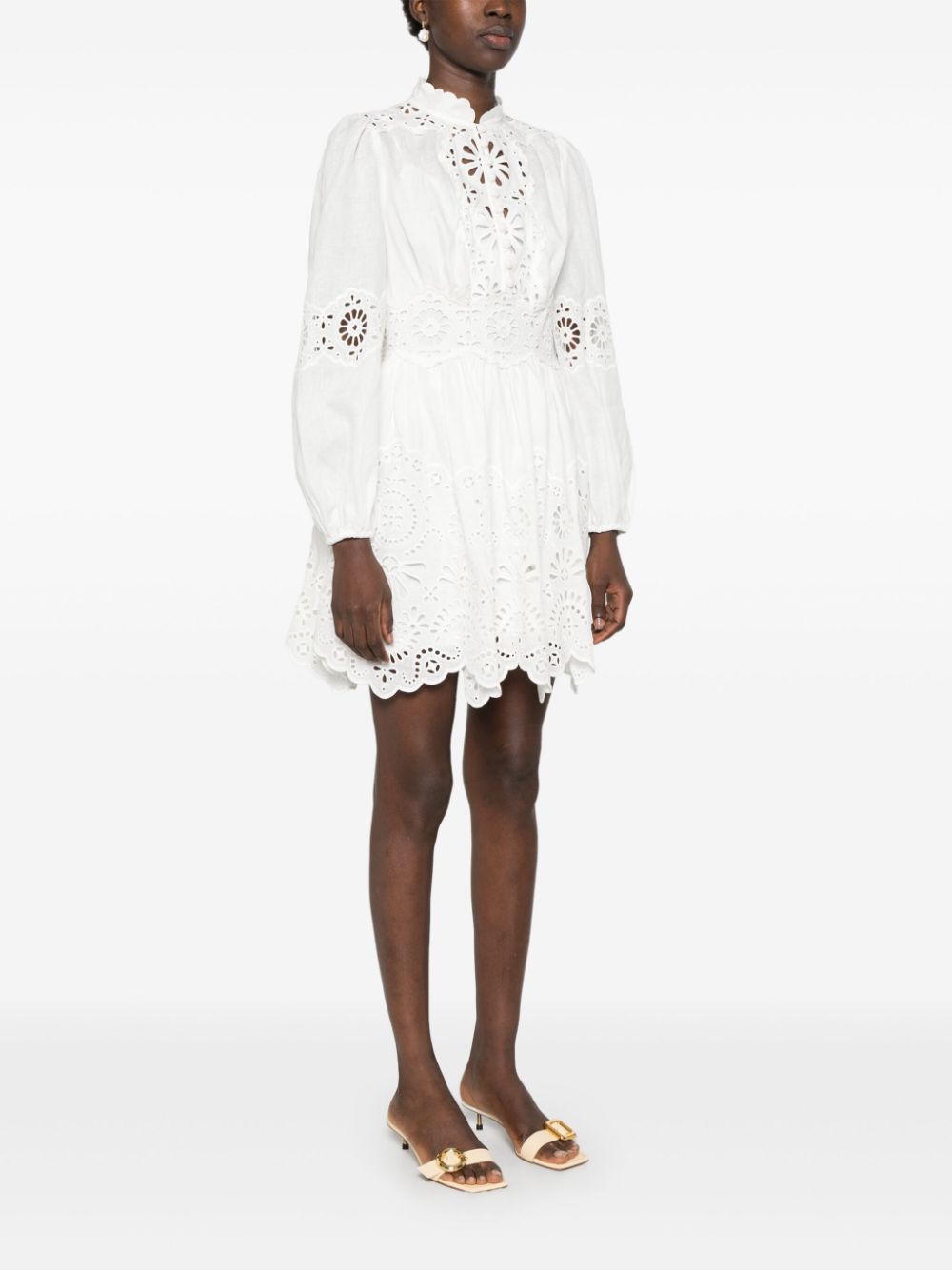 Zimmermann Acacia Mini Dress White