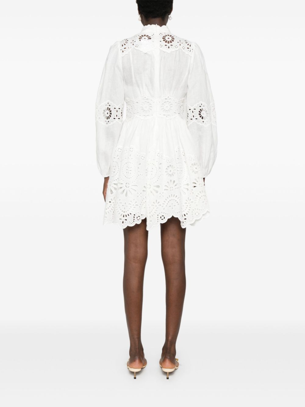 Zimmermann Acacia Mini Dress White