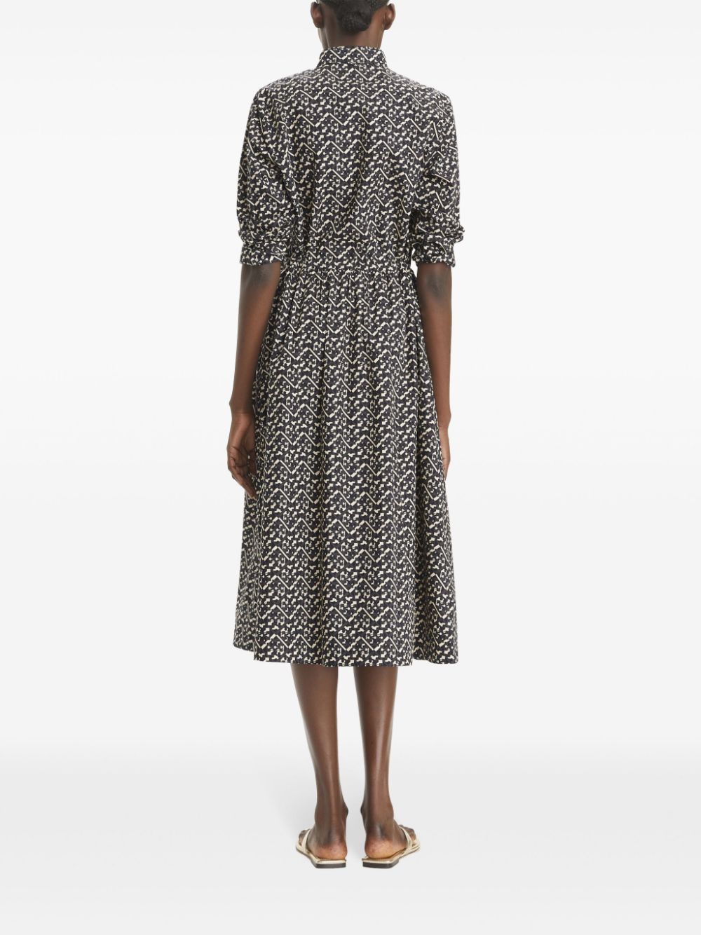 Tory Burch Printed Poplin Shirtdress