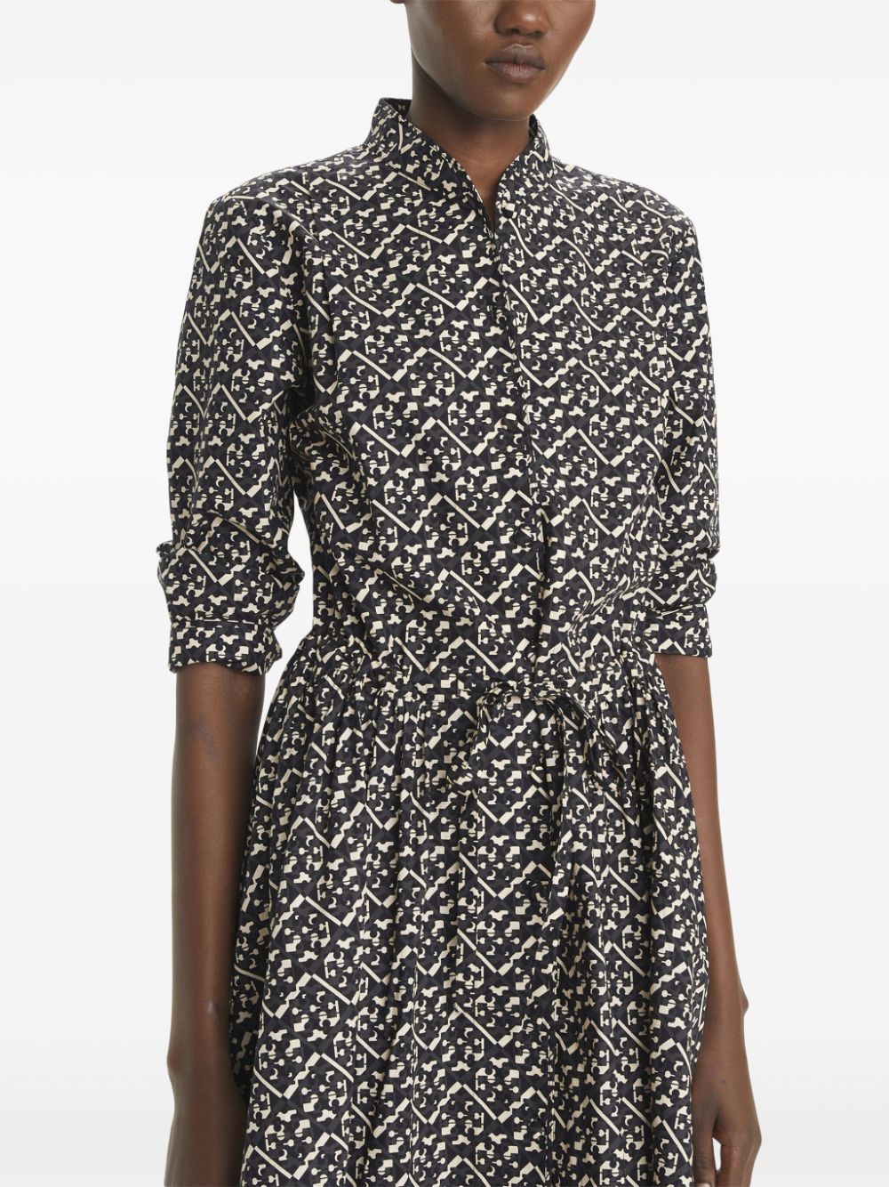 Tory Burch Printed Poplin Shirtdress