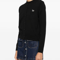 Maison Kitsuné Maison Kitsune Mid-length Knitted Cardigan